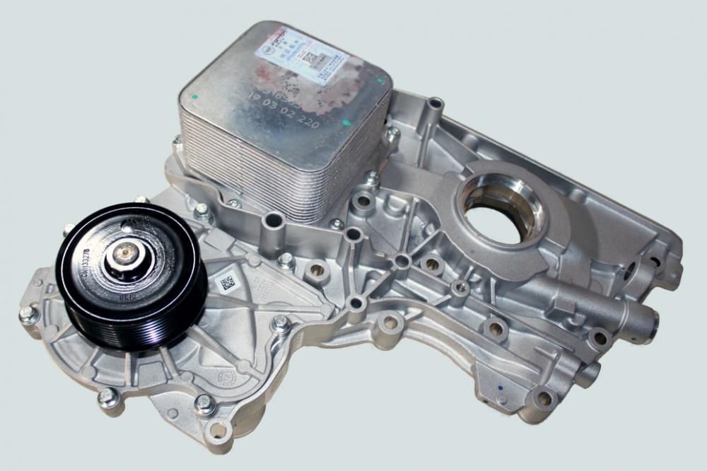 фото крышка передняя блока цилиндров двигателя (isf2.8) евро4 5302887, 5474752, 5569573 foton 5274914 