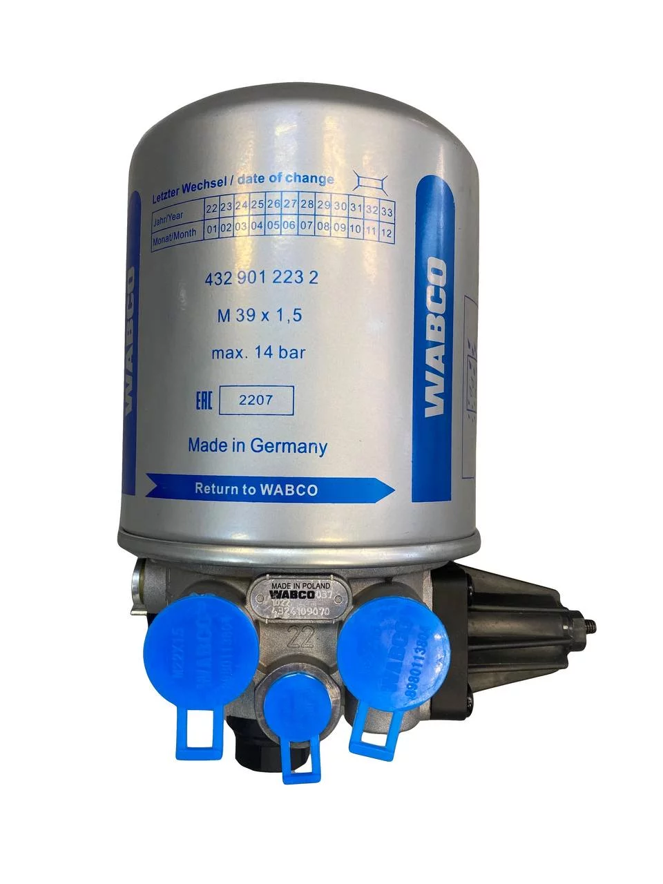 купить Осушитель воздуха с РДВ в сборе 4324109070 WABCO для КамАЗ 5490